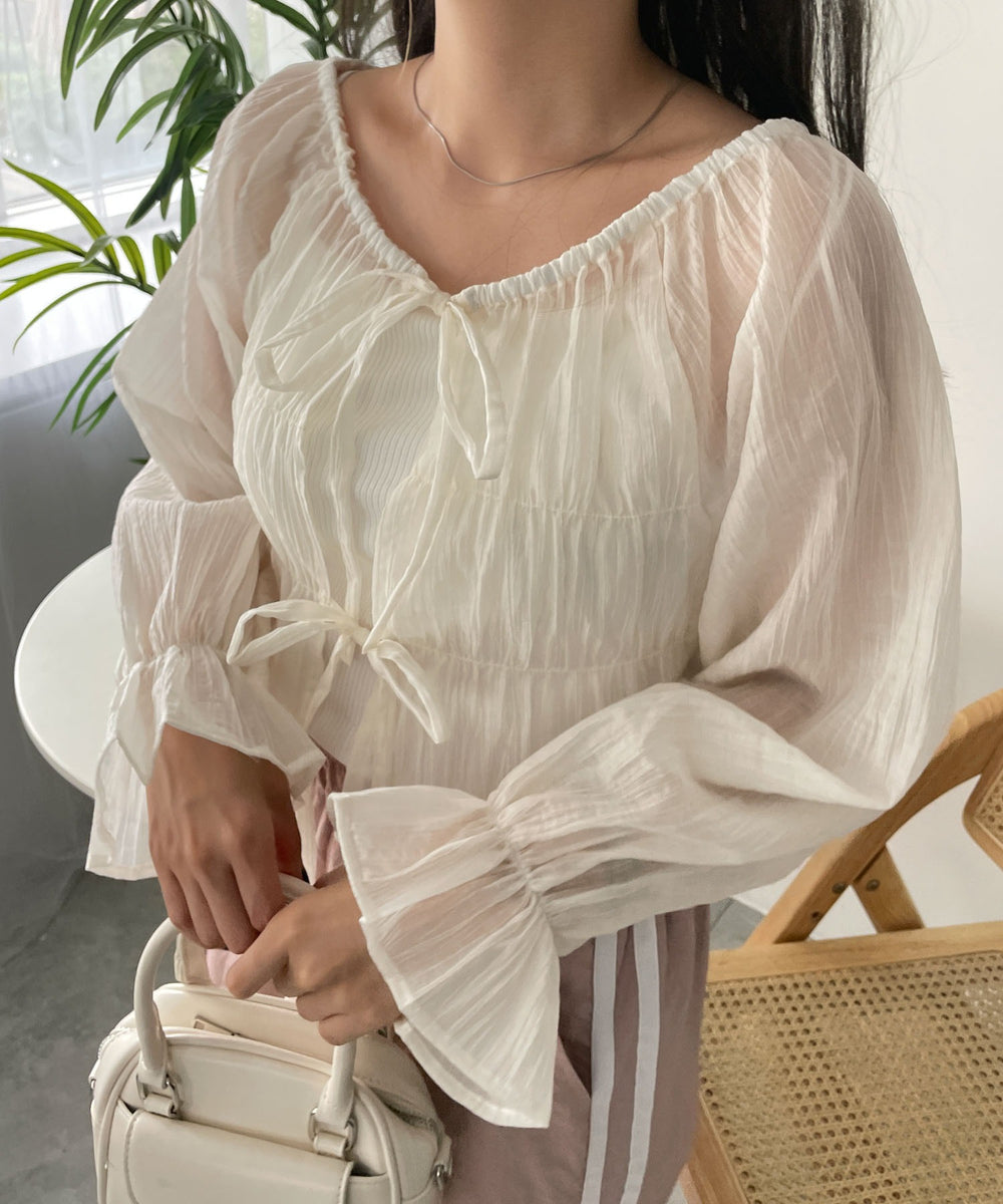 ホワイト モデル:155cm F着用