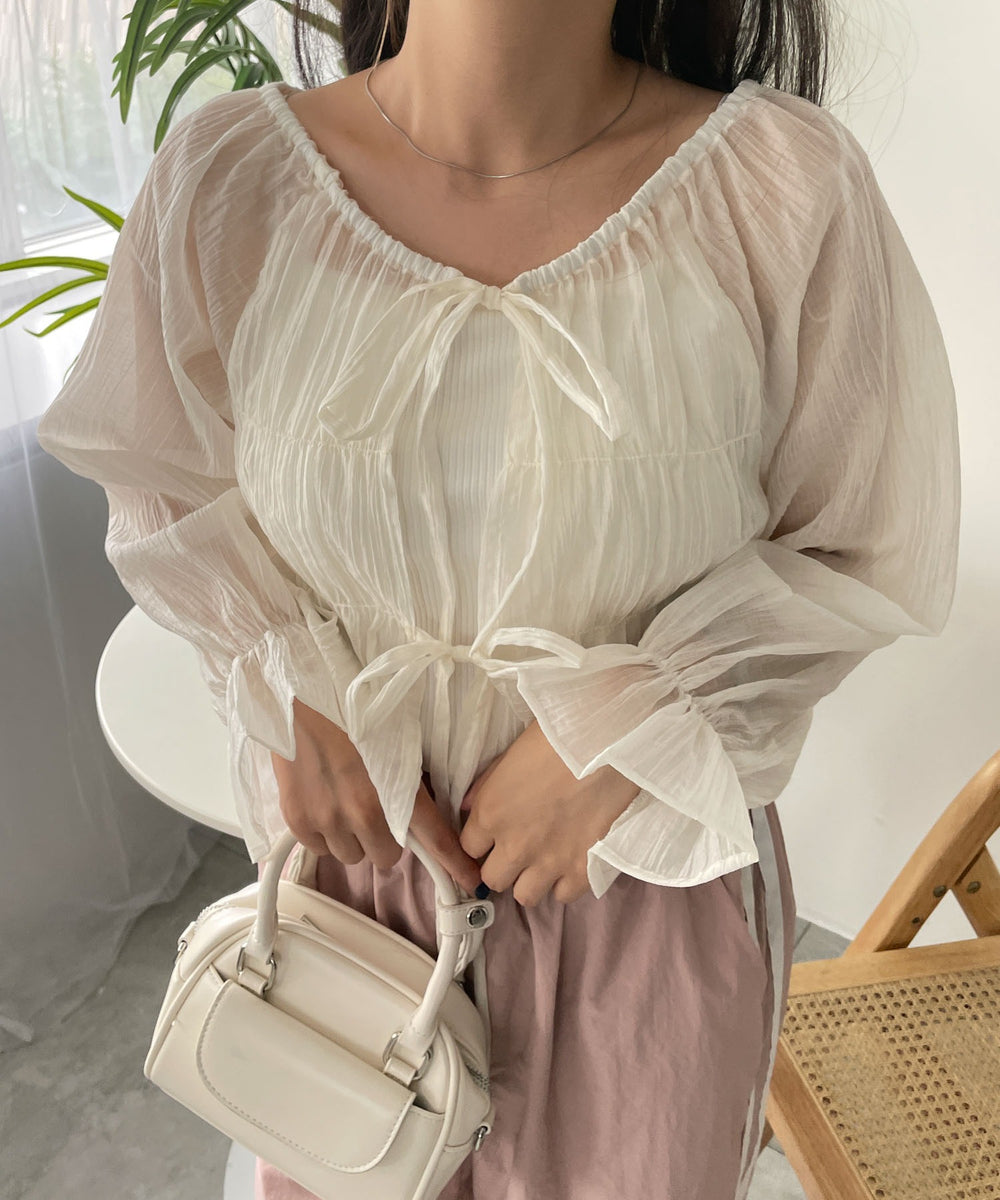 ホワイト モデル:155cm F着用