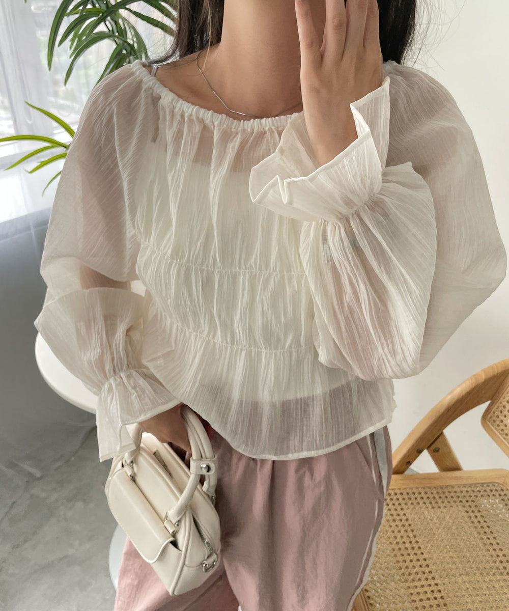 ホワイト モデル:155cm F着用