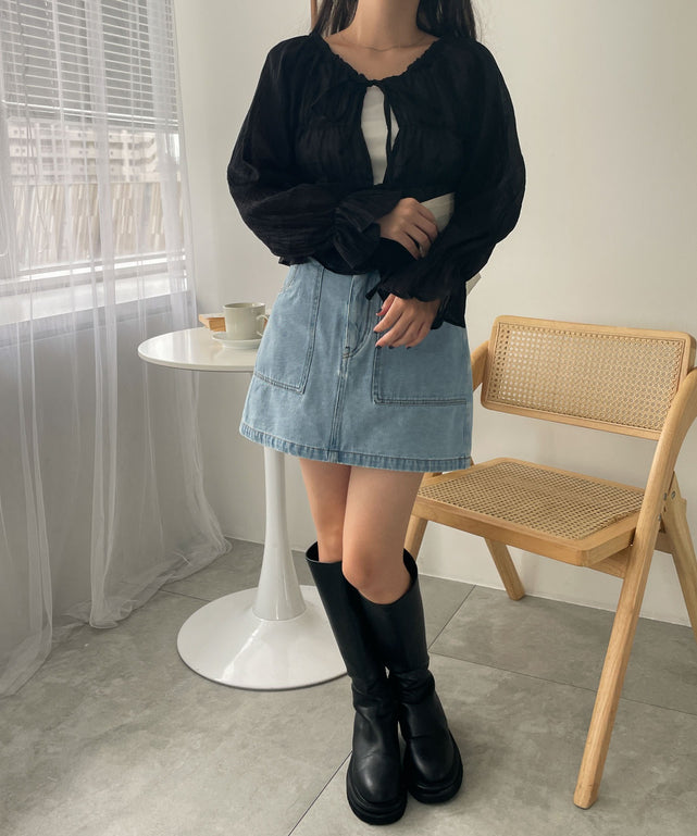 ブラック モデル:155cm F着用