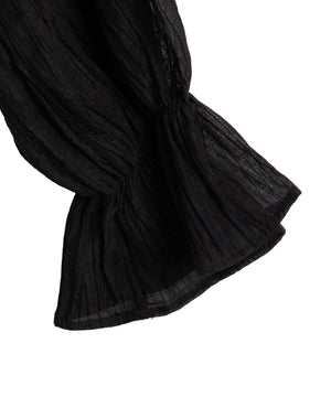 マルチWAY楊柳シアーシャーリングリボンブラウス