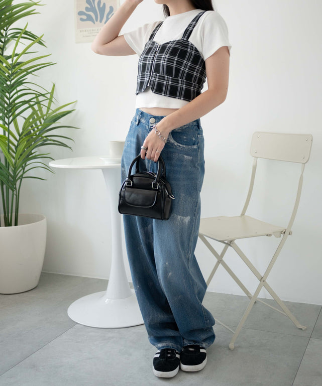 WEGO レディース　トップス　ニット　ビスチェ　アウター　サイズフリー　古着