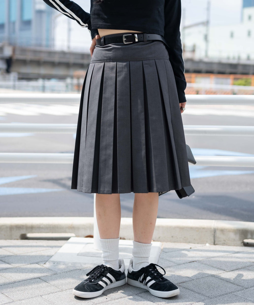 杢グレー　モデル:155cm F着用