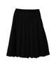 ベルト付プリーツミドルスカート