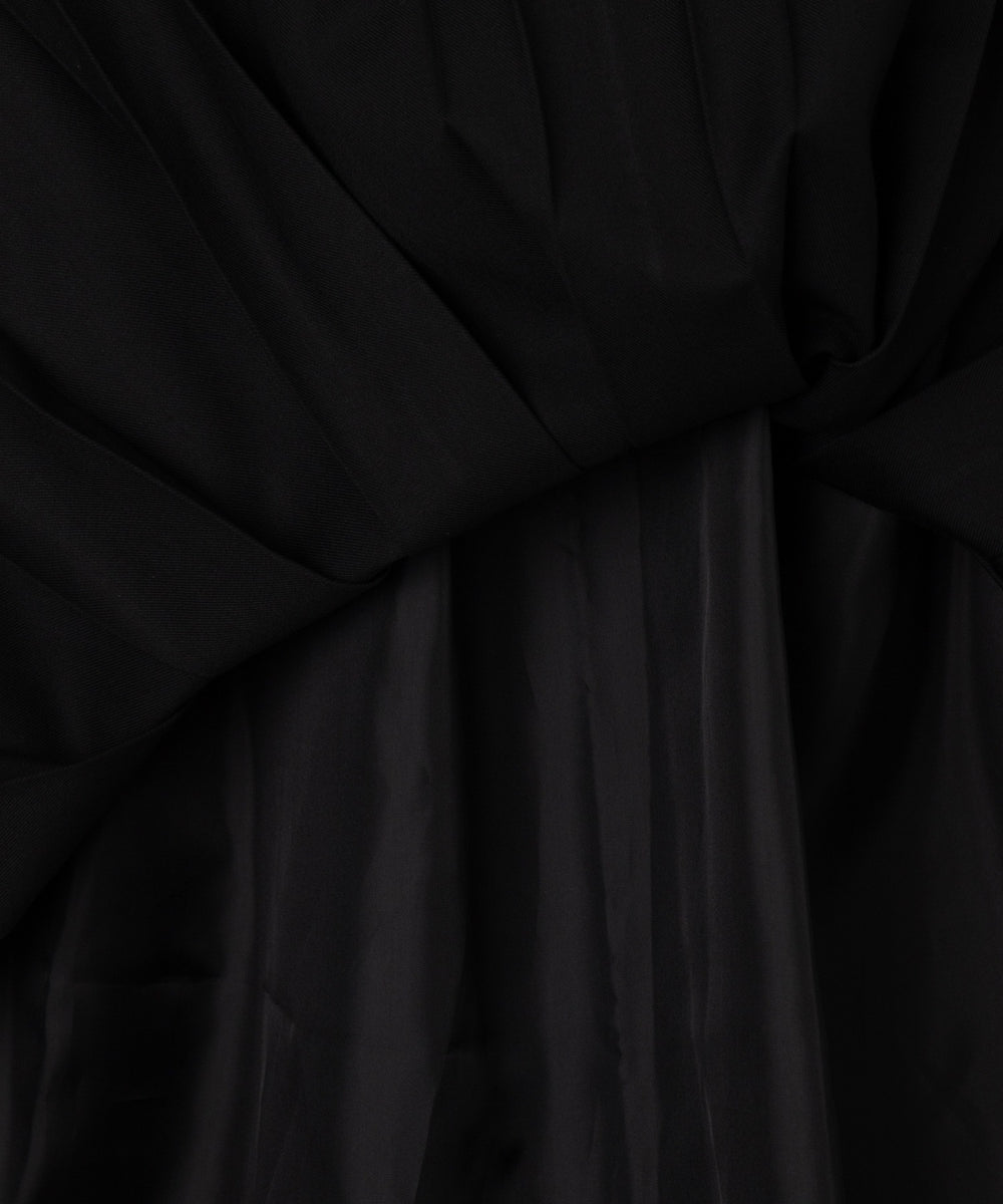 ベルト付プリーツミドルスカート