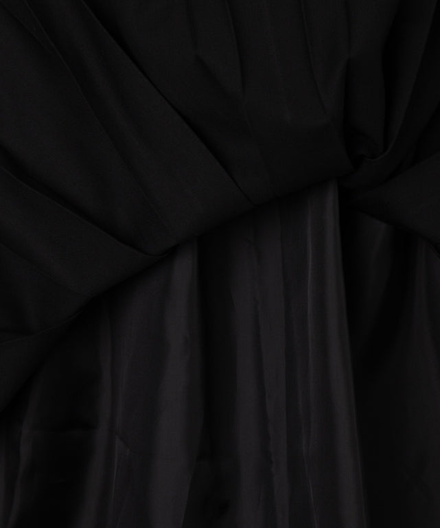 ベルト付プリーツミドルスカート