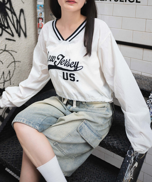 ホワイト　モデル:155cm F着用