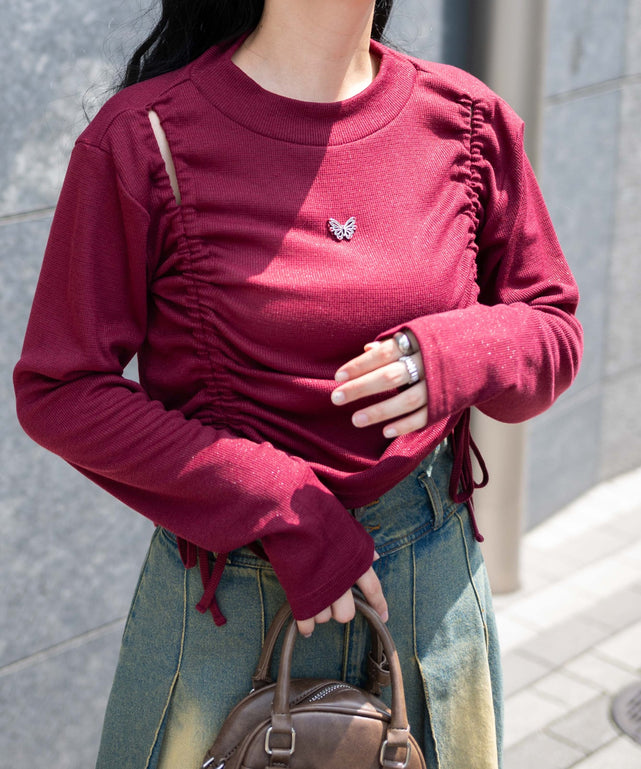 ワイン　モデル:155cm F着用