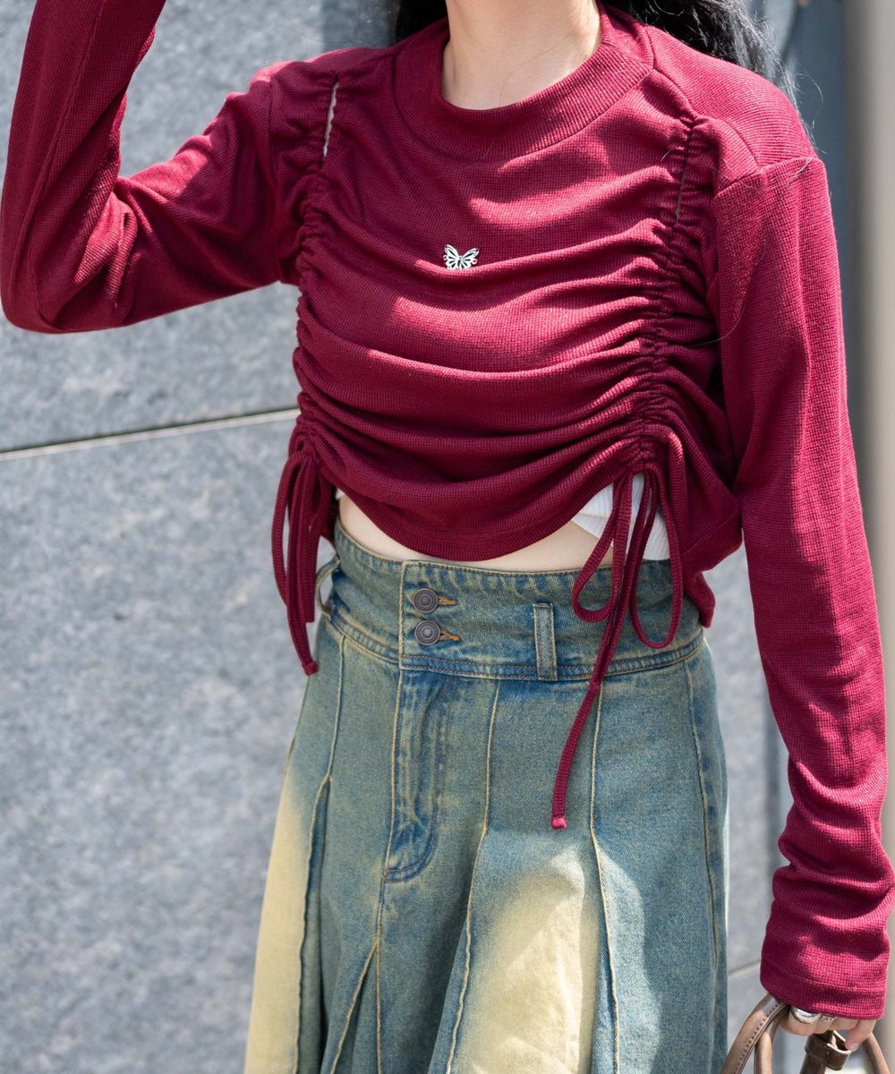 ワイン　モデル:155cm F着用