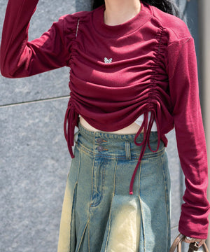 ワイン　モデル:155cm F着用