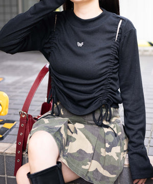 ブラック　モデル:155cm F着用