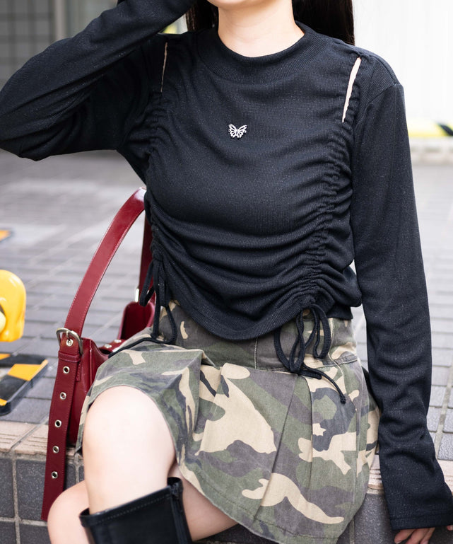 ブラック　モデル:155cm F着用