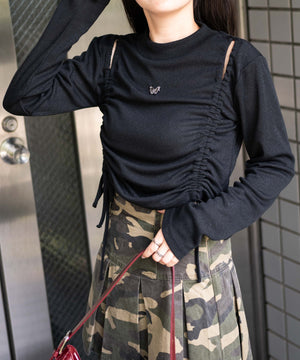 ブラック　モデル:155cm F着用