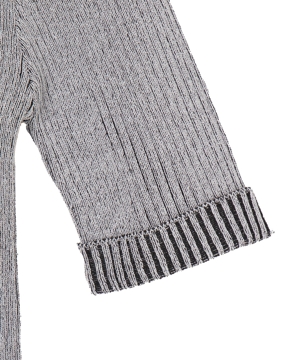 メタルモチーフプレーティングニット