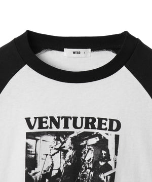 ラグランショートロンT