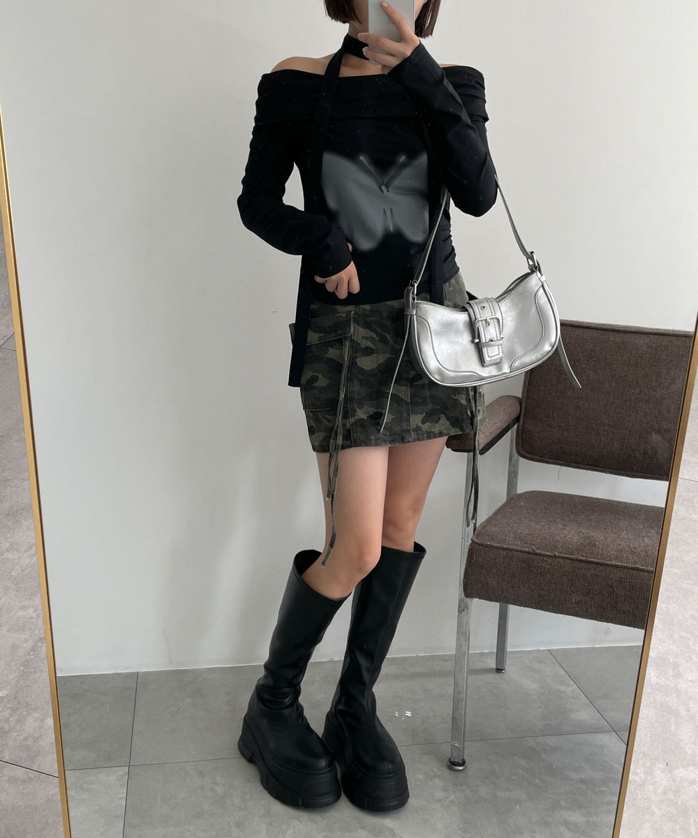 ブラック　モデル:155cm F着用