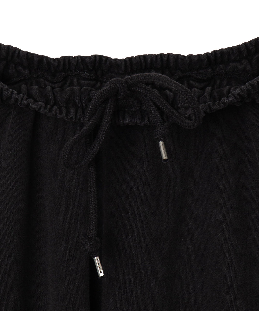 ラインストーンロゴスウェットパンツ