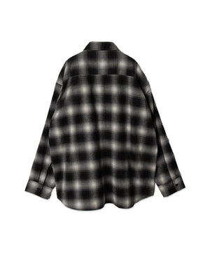 チェックネルシャツ
