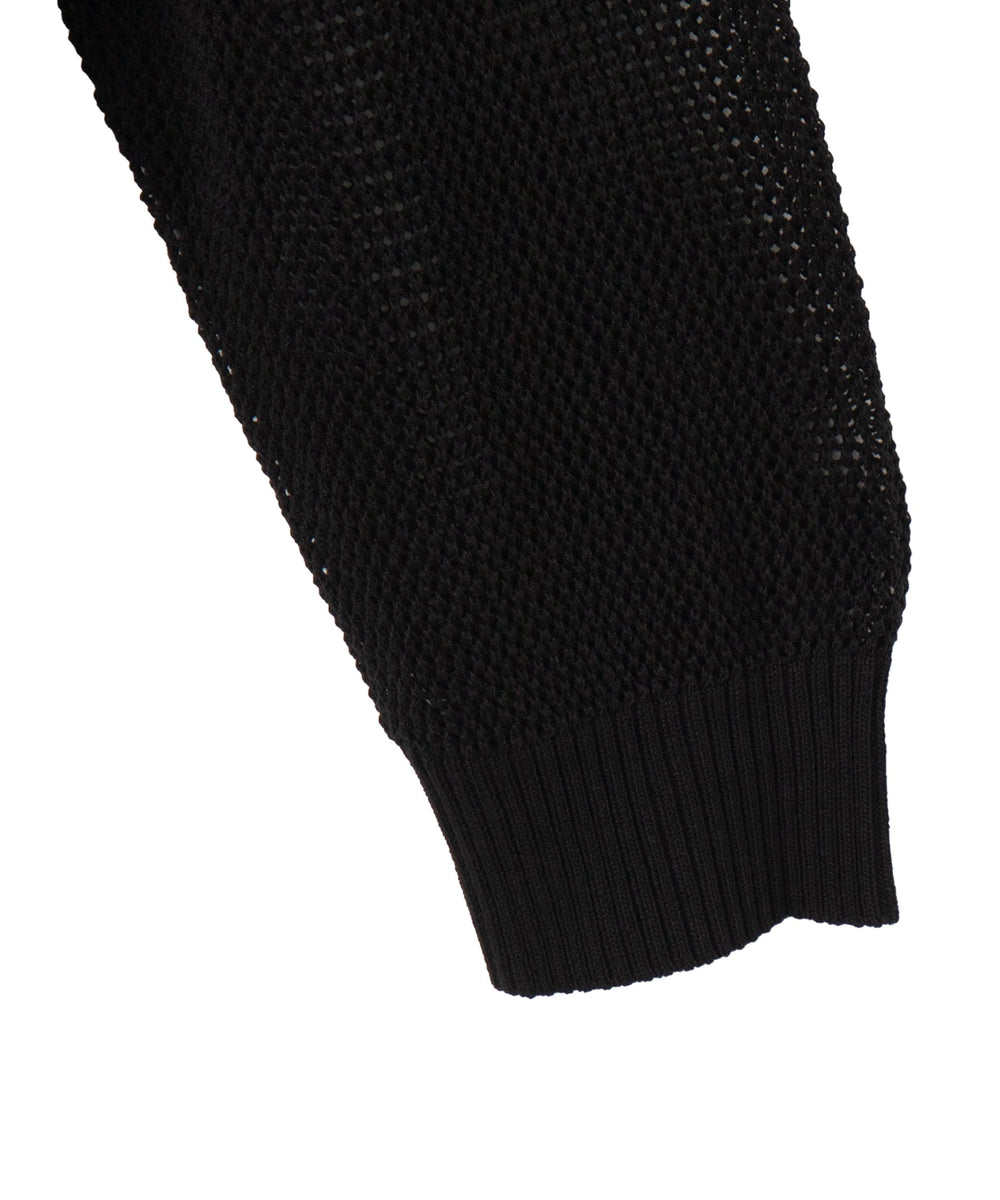 メッシュニットZIPパーカー