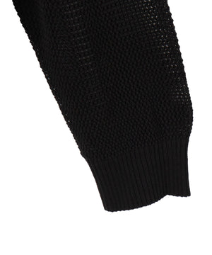 メッシュニットZIPパーカー