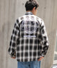 ブラックチェック モデル：180cm L着用