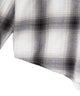 オンブレチェックグラフィックシャツ（LS）