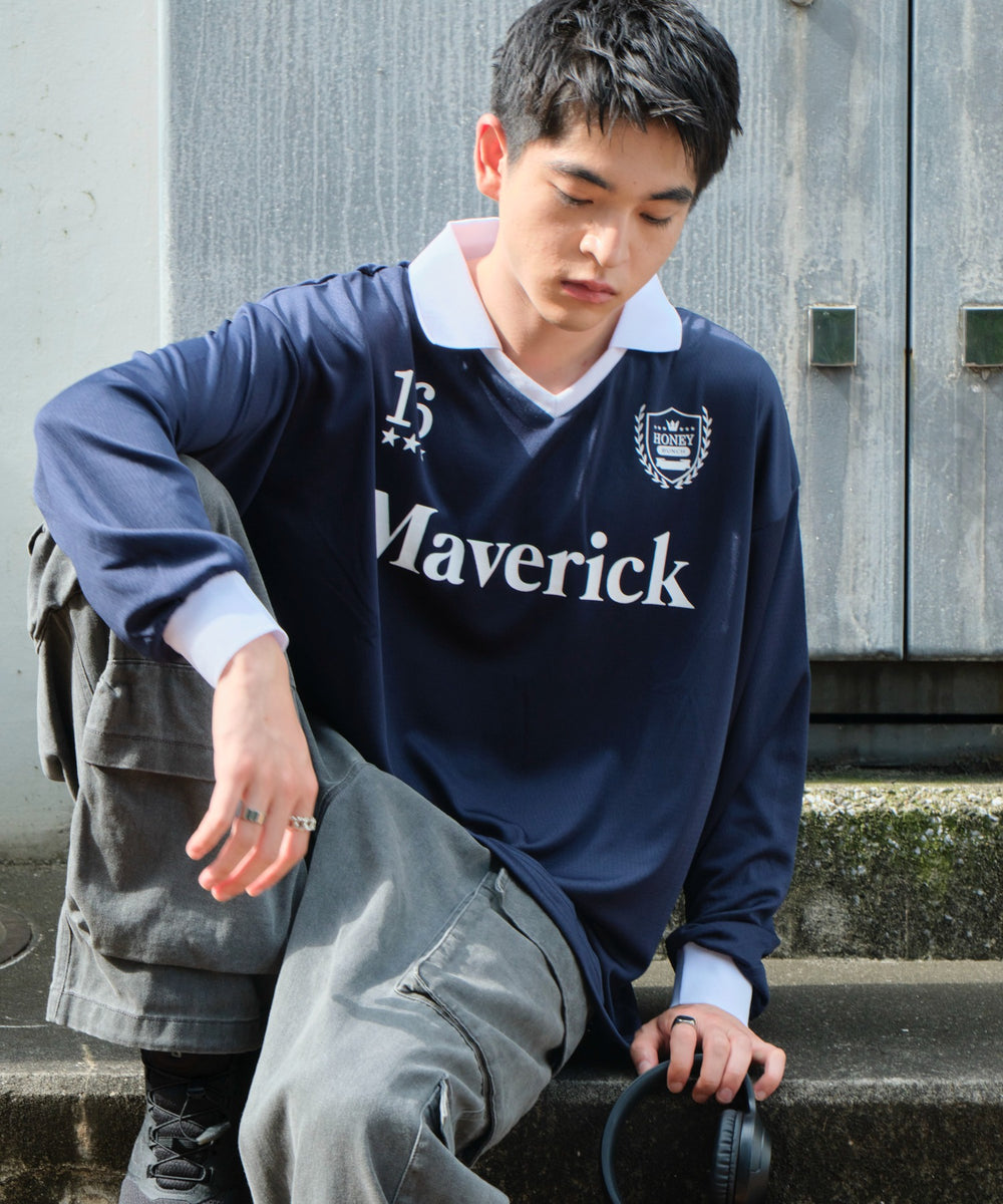 ネイビー モデル：180cm L着用