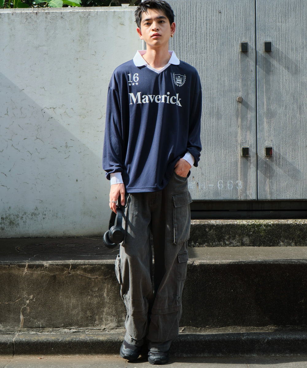 ネイビー モデル：180cm L着用