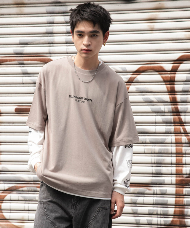 ベージュ モデル：180cm L着用