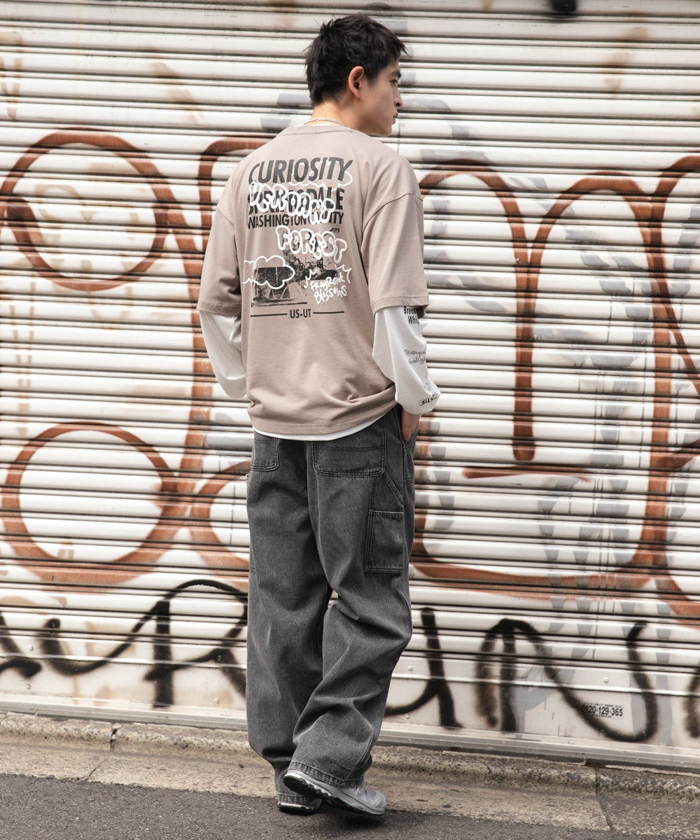 ベージュ モデル：180cm L着用