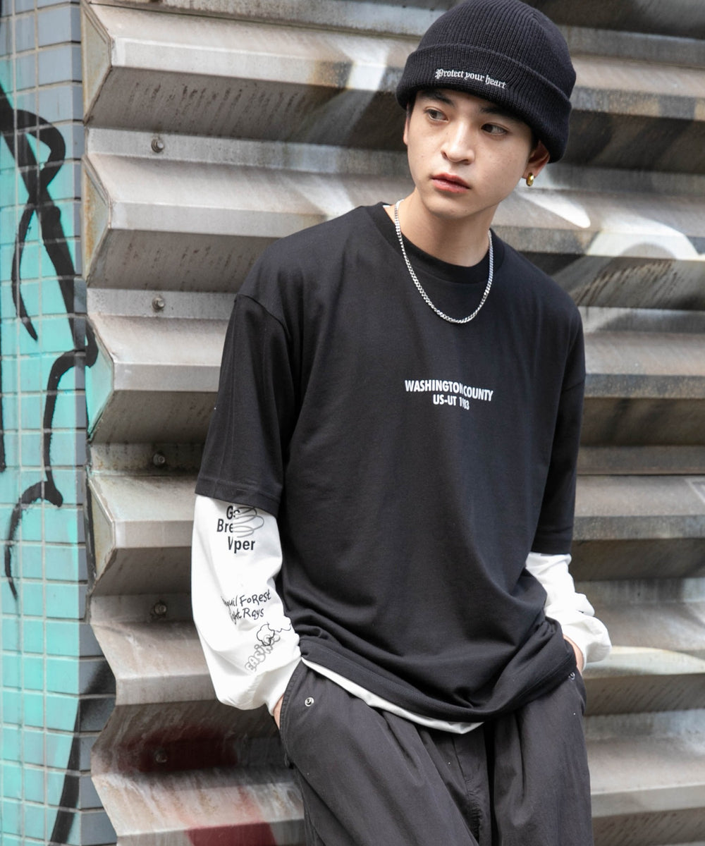 ブラック モデル：180cm L着用