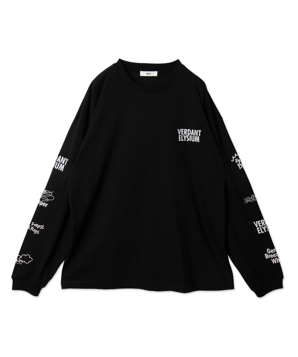 アクセ付きグラフィックアンサンブルT（LS）