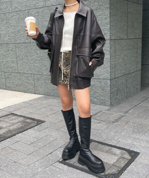 Dブラウン　モデル:155cm M着用