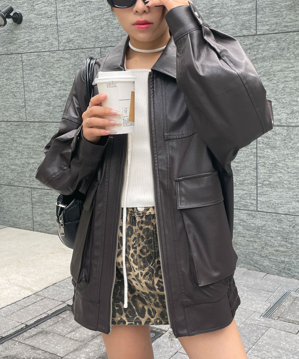 Dブラウン　モデル:155cm M着用