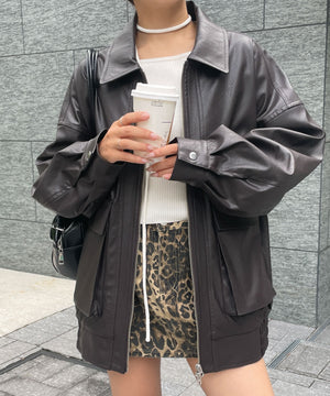 Dブラウン　モデル:155cm M着用