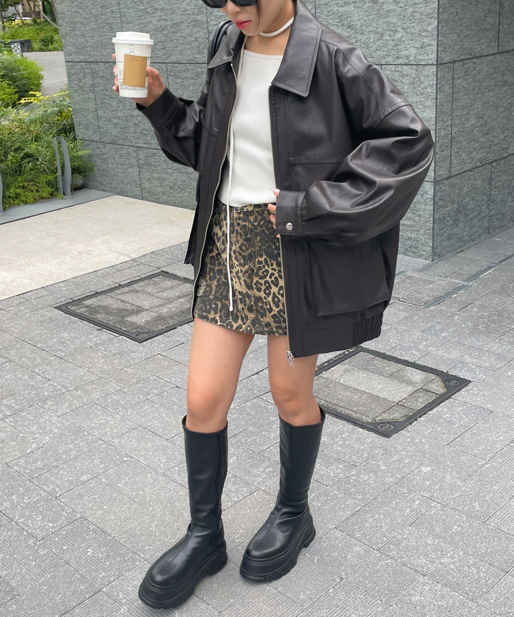 Dブラウン　モデル:155cm M着用