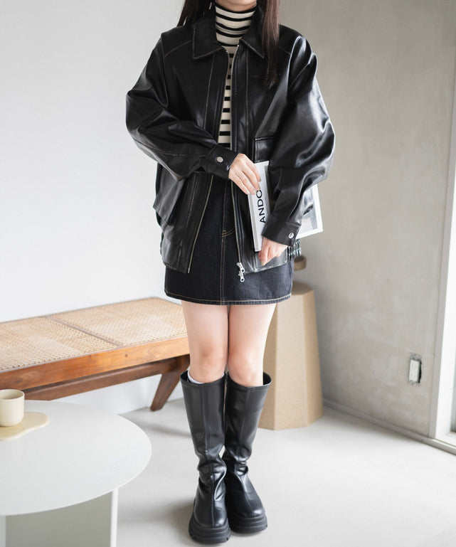 ブラック　モデル:155cm S着用