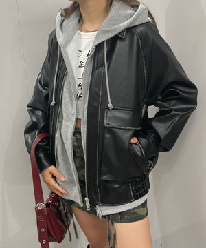 ブラック　モデル:155cm M着用