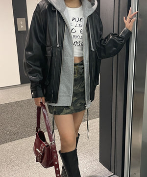 ブラック　モデル:155cm M着用