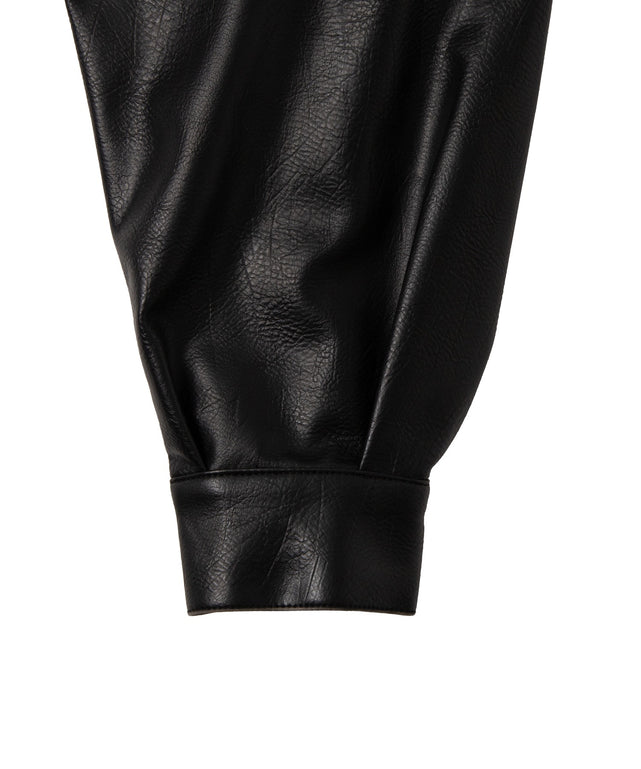 エイジド合皮ブルゾン