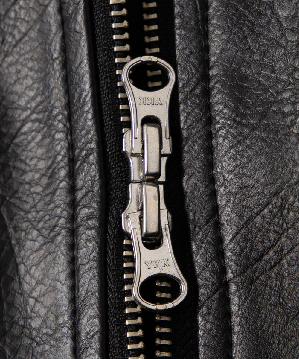 エイジド合皮ブルゾン