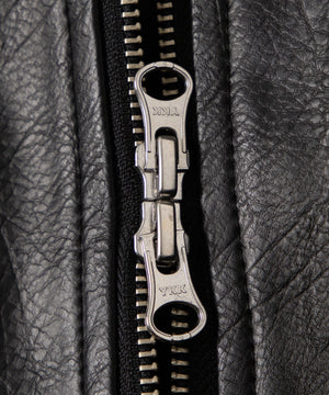 エイジド合皮ブルゾン