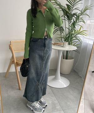 グリーン モデル:155cm F着用