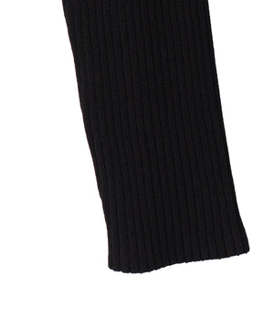 Wジップコンパクトニットカーデ