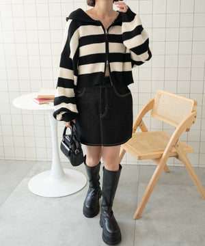 ブラックボーダー　モデル:155cm F着用