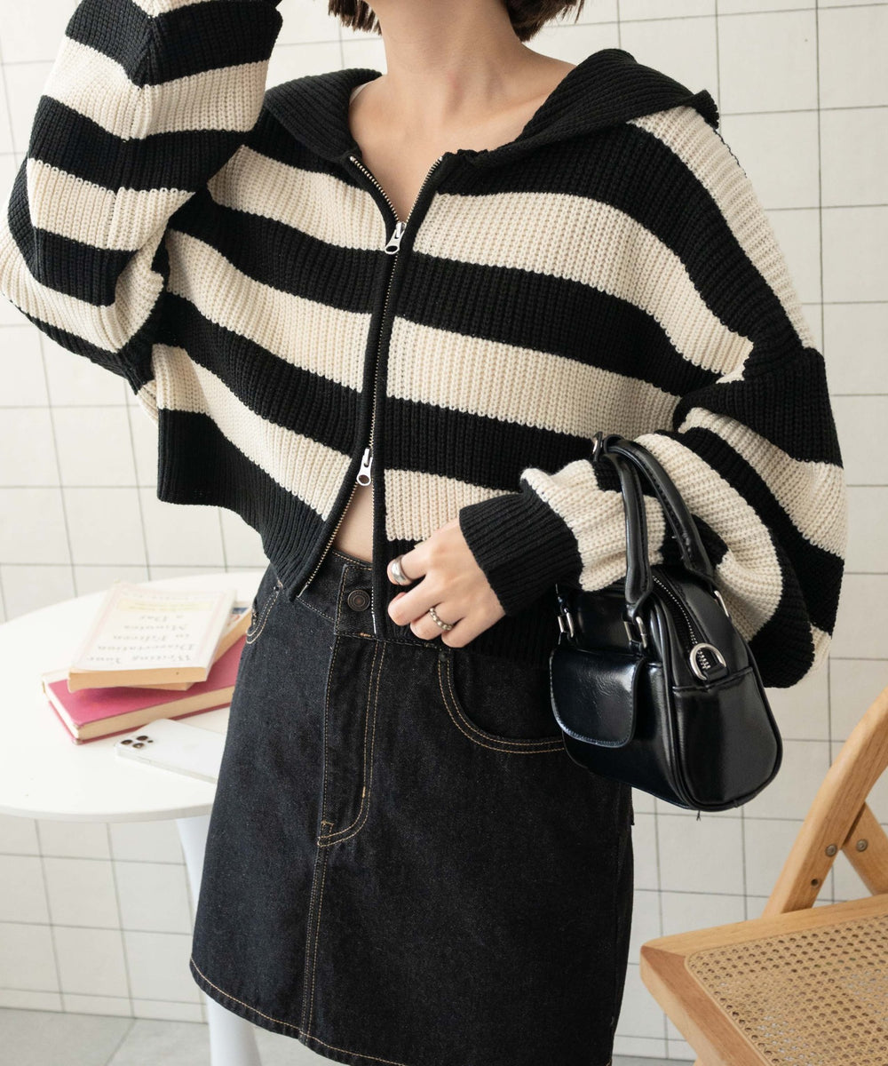 ブラックボーダー　モデル:155cm F着用