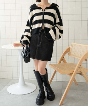 ブラックボーダー　モデル:155cm F着用