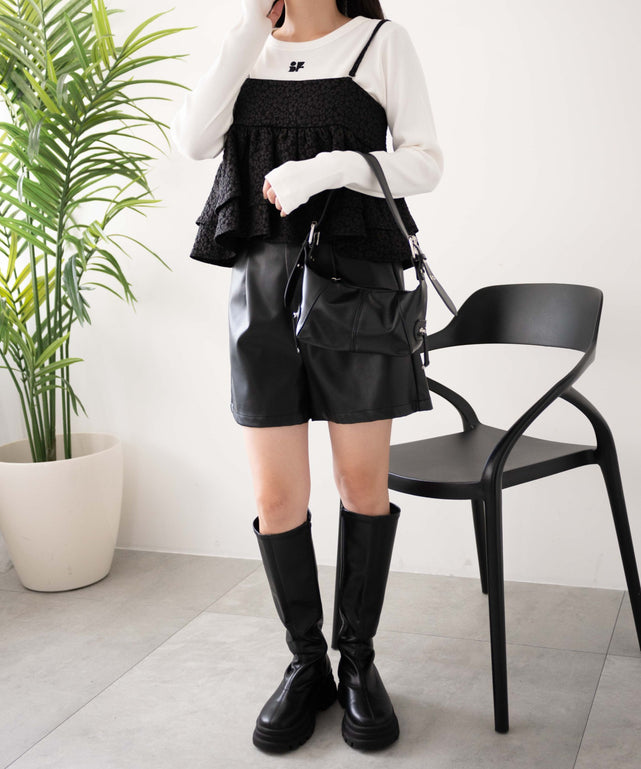 オフホワイト　モデル:155cm F着用