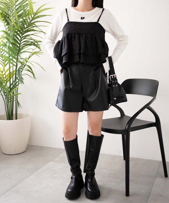 オフホワイト　モデル:155cm F着用