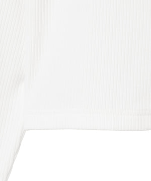 ワンポイントデザインWZIPトップス